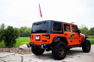 Jeep Wrangler Unlimited JKU Rear Bumper - Fishbone Offroad - Mako - `07-`18